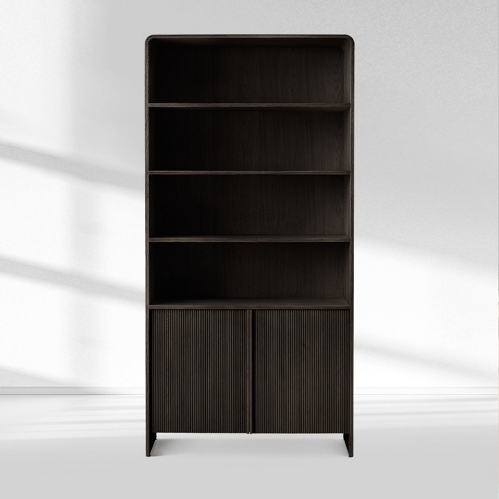 Alova Wood Open Sideboard Hutch 45"W - thebelacan