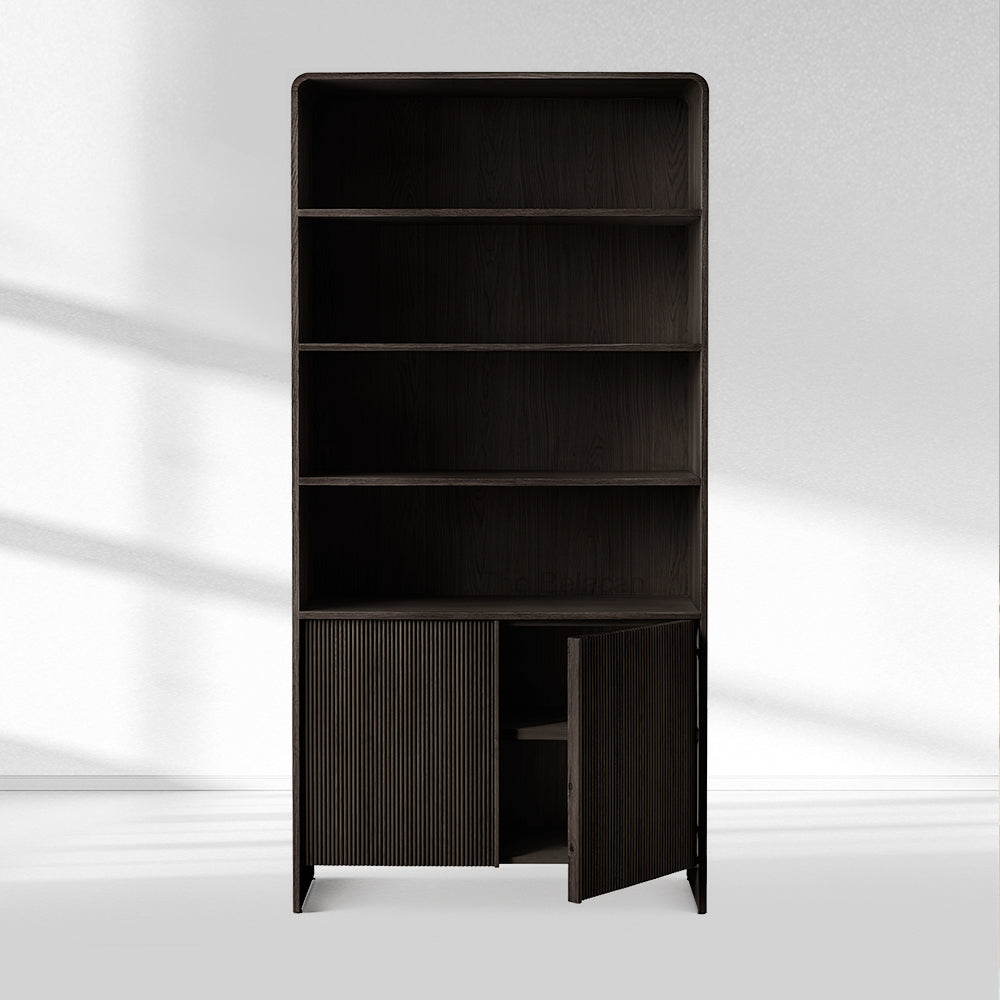 Alova Wood Open Sideboard Hutch 45"W - thebelacan