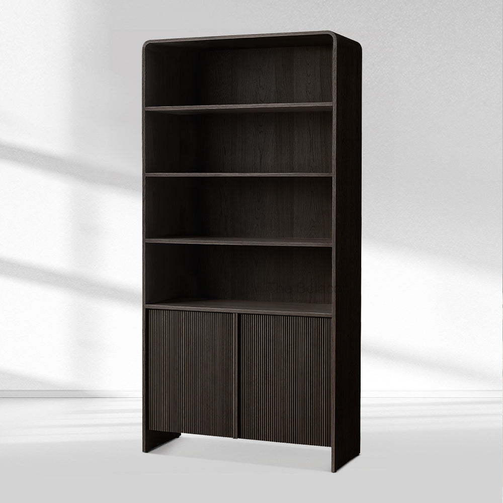 Alova Wood Open Sideboard Hutch 45"W - thebelacan