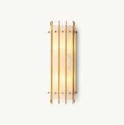 San Marco Alabaster Rectangular Wall Sconce - thebelacan