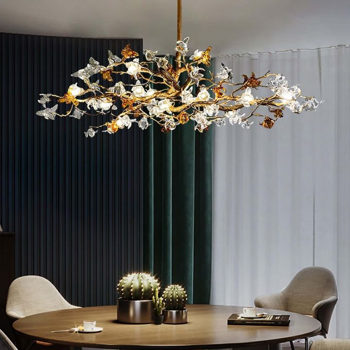 Aosta Brass Branch Chandelier - thebelacan