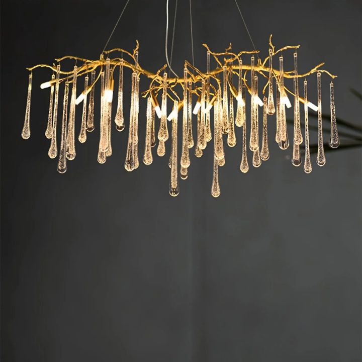 Aqua Makrama Chandeliers - thebelacan