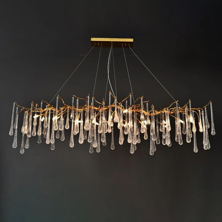 Aqua Makrama Chandeliers - thebelacan
