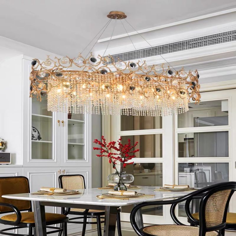 Branch chandelier with crystals hotsell