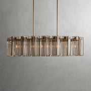Art Glass Delsia Linear Chandelier 51.5" - thebelacan