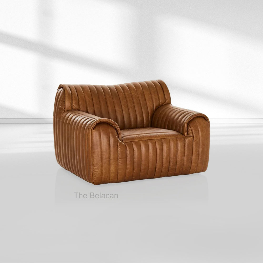 Aspen Leather Occasional Chair - thebelacan