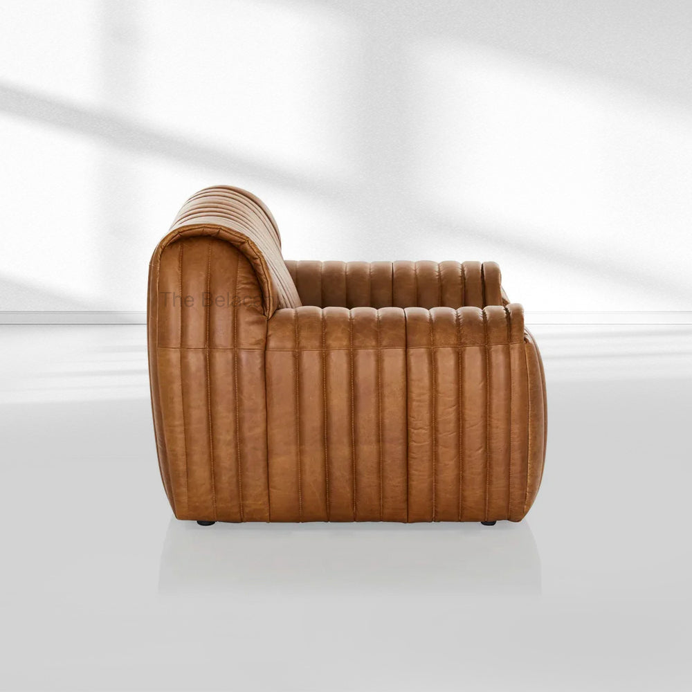 Aspen Leather Occasional Chair - thebelacan