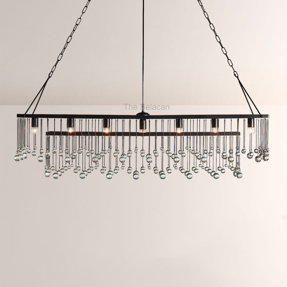 Aubluxe Rectangular Chandelier - thebelacan