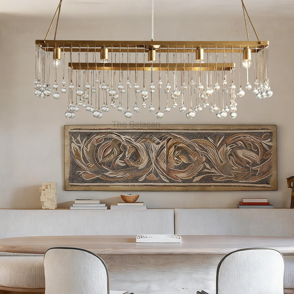 Aubluxe Rectangular Chandelier - thebelacan