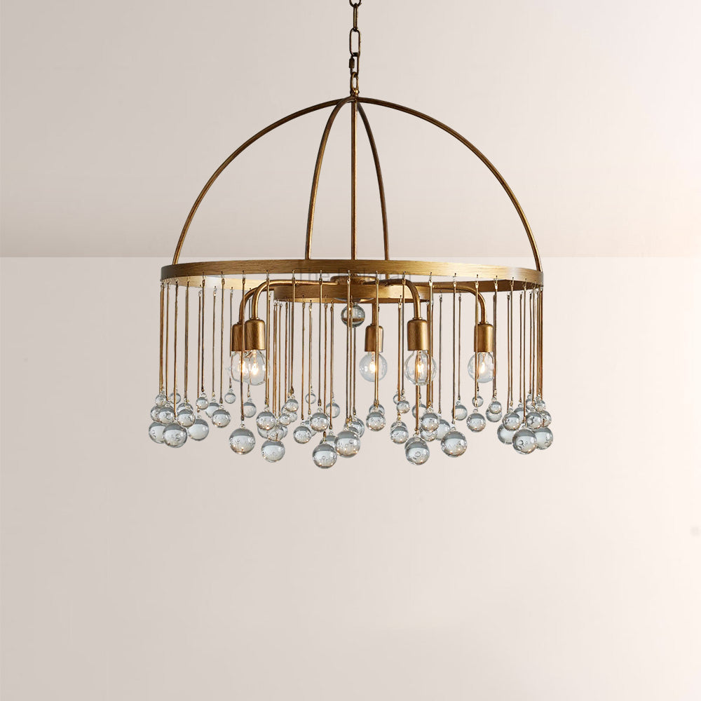 Aubluxe Round Two-Tier Chandelier - thebelacan