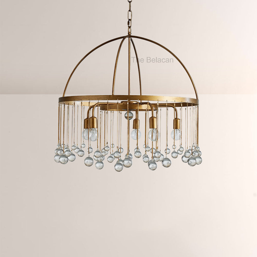 Aubluxe Round Two-Tier Chandelier - thebelacan