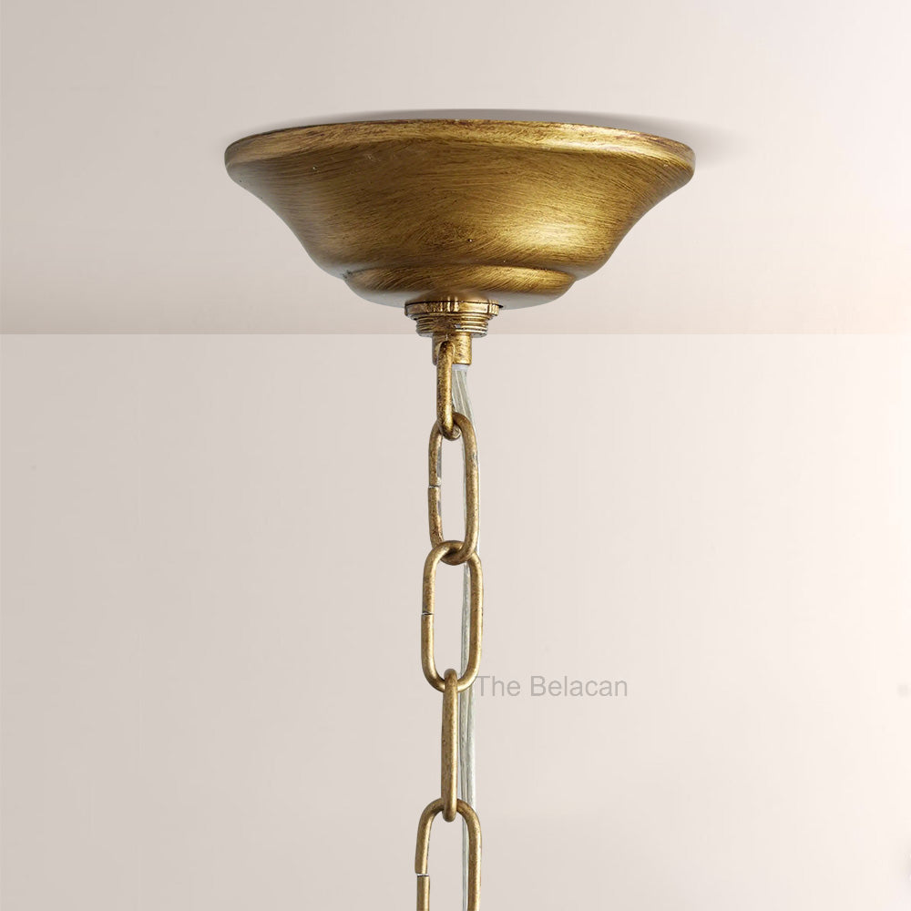 Aubluxe Round Two-Tier Chandelier - thebelacan