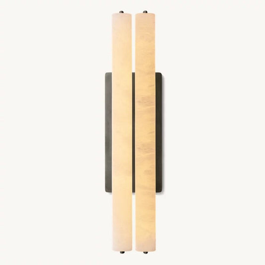 Audubos Alabaster Double Sconce - thebelacan