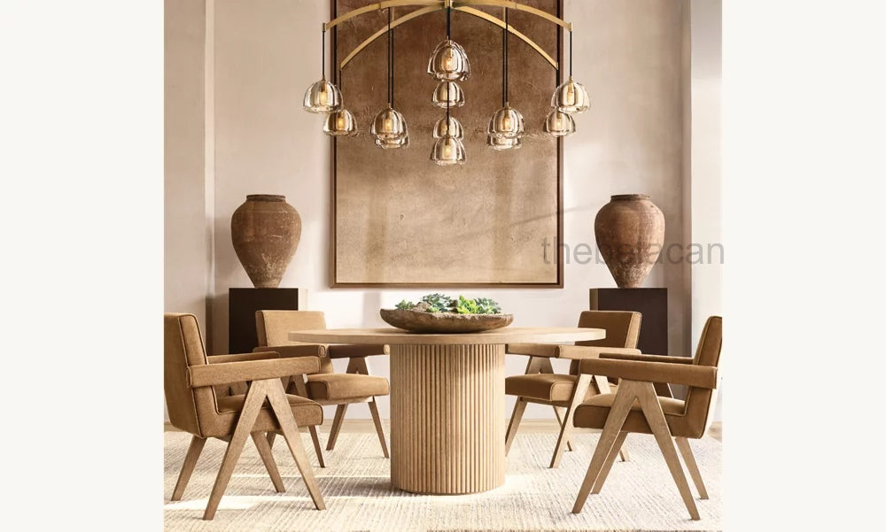 ByrMarq Round Dining Table - thebelacan