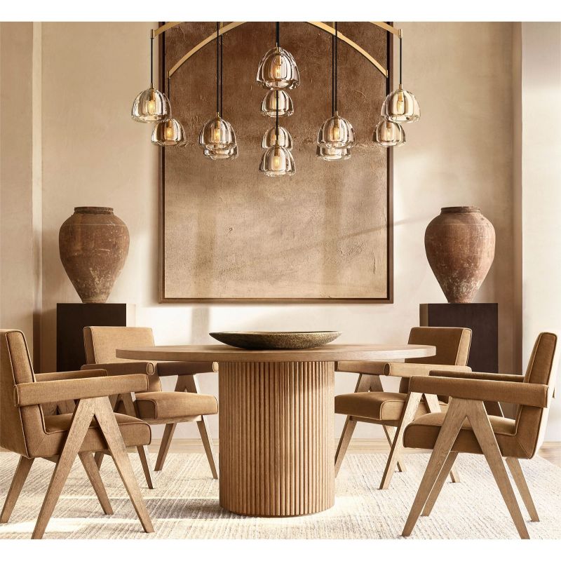 Crescent Round Chandelier 48'' - thebelacan
