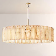 Cascade Alabaster Round Chandelier 60"D - thebelacan