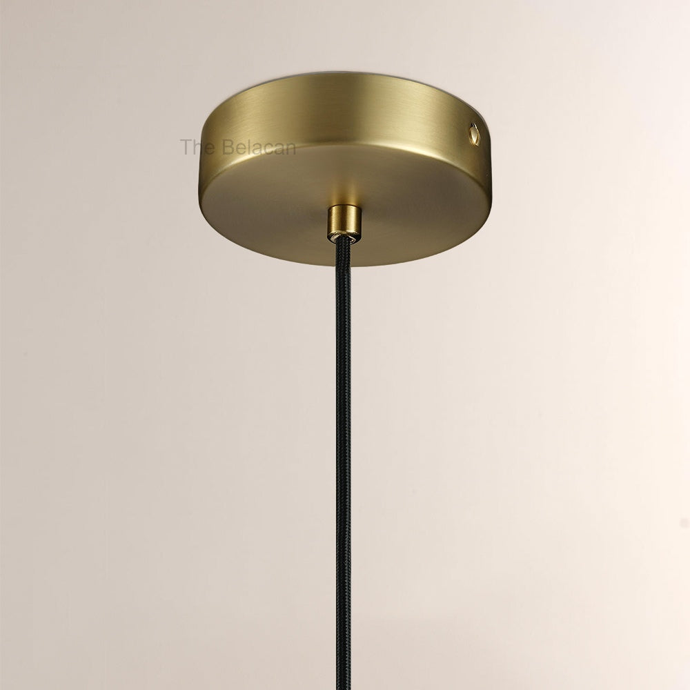 Capus Conical Alabaster Pendant - thebelacan