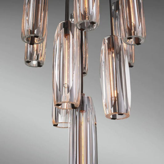 Chartier Crystal 10-Light Round Chandelier - thebelacan