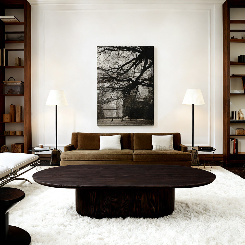 Cirglam Pedestal Coffee Table - thebelacan