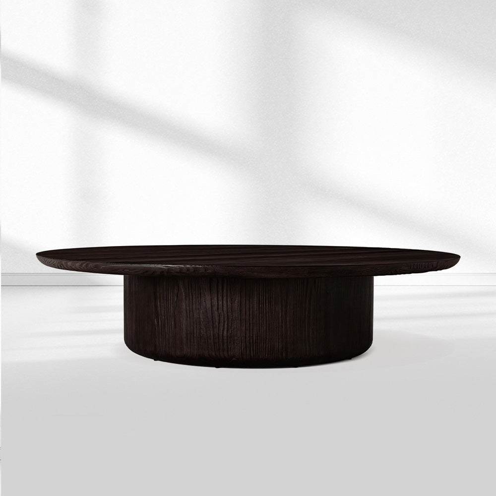 Cirglam Pedestal Round Coffee Table - thebelacan