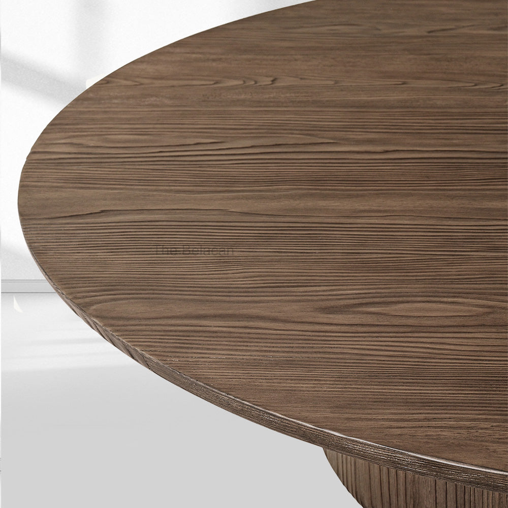 Cirglam Pedestal Round Coffee Table - thebelacan