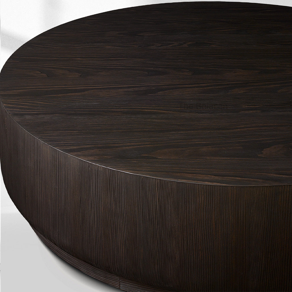 Cirglam Plinth Round Coffee Table - thebelacan