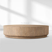 Cirglam Plinth Round Coffee Table - thebelacan