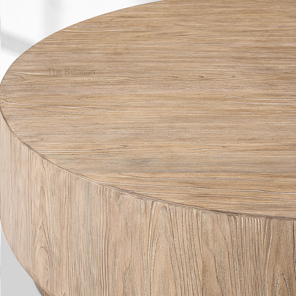 Cirglam Plinth Round Coffee Table - thebelacan