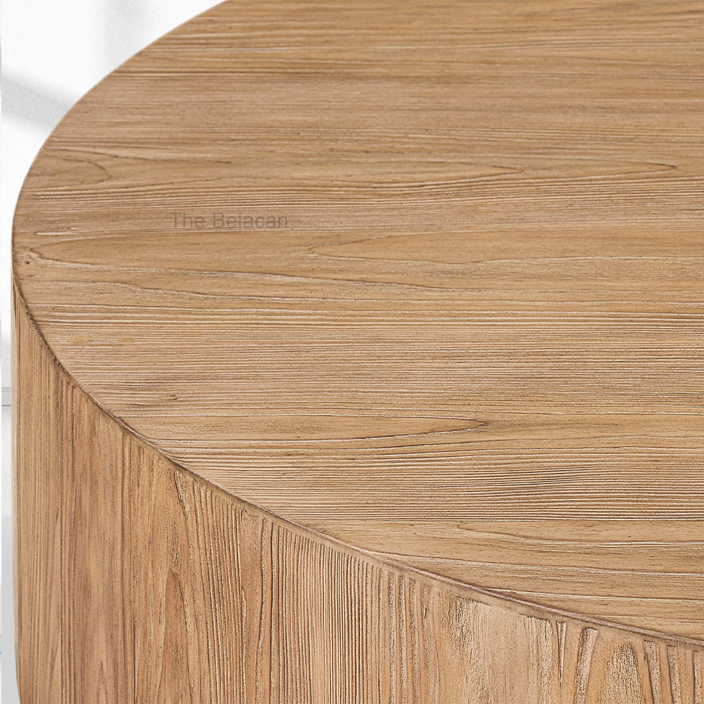 Cirglam Plinth Round Coffee Table - thebelacan