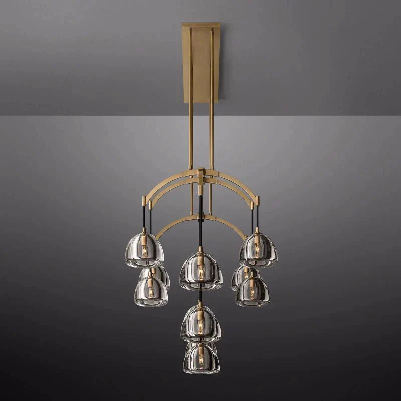 Crescent Linear Chandelier 72'' - thebelacan