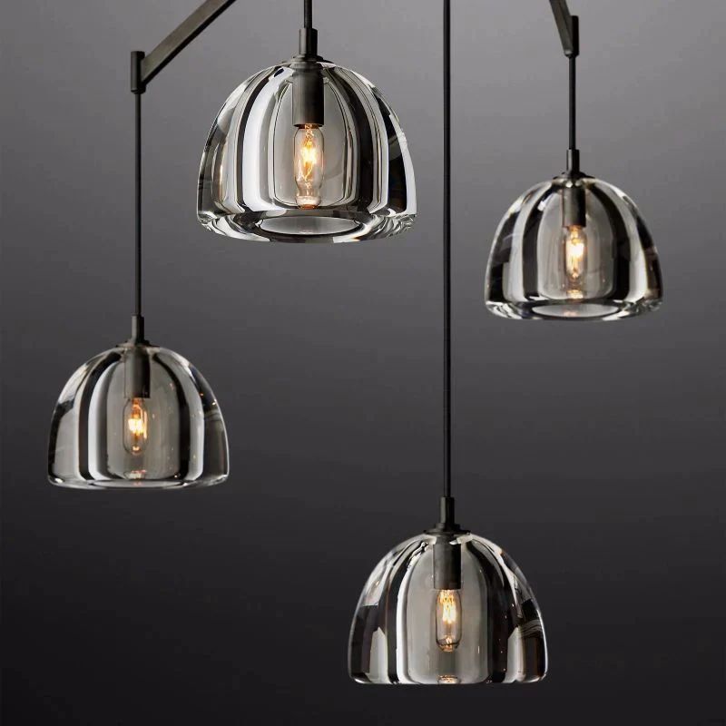Crescent Linear Chandelier 72'' - thebelacan