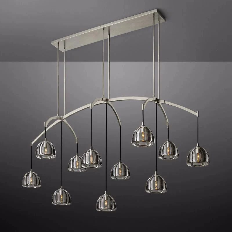 Crescent Linear Chandelier 72'' - thebelacan