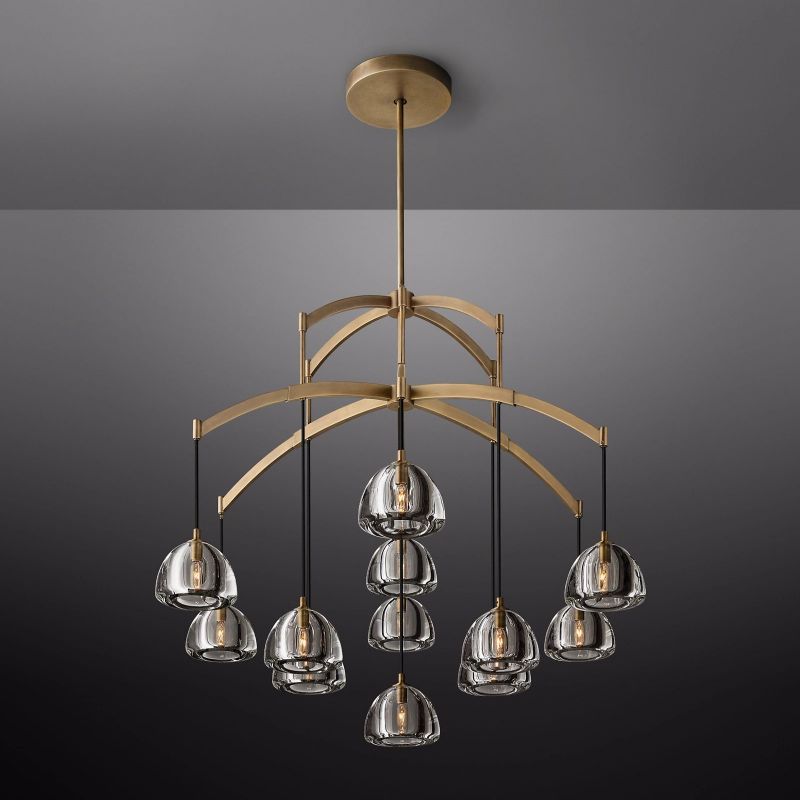 Crescent Round Chandelier 48'' - thebelacan