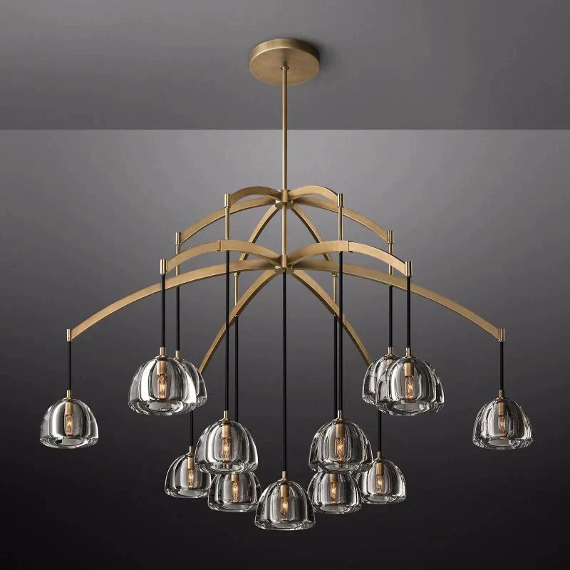 Crescent Round Chandelier 60'' - thebelacan