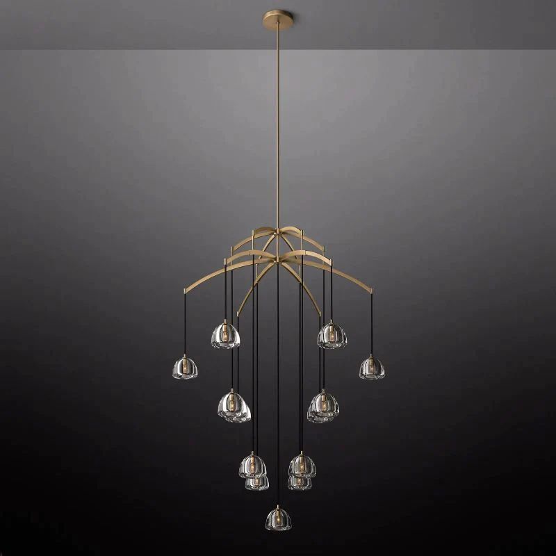 Crescent Round Chandelier 60'' - thebelacan