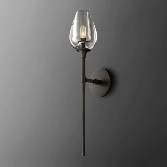 Crystal Tulip Grand Wall Sconce - thebelacan