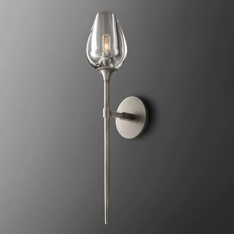 Crystal Tulip Grand Wall Sconce - thebelacan