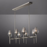 Crystal Tulip Linear Chandelier 52'' - thebelacan