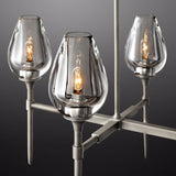 Crystal Tulip Linear Chandelier 65'' - thebelacan