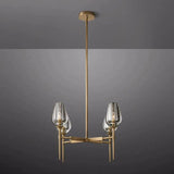 Crystal Tulip Round Chandelier 27” - thebelacan