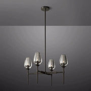 Crystal Tulip Round Chandelier 27” - thebelacan