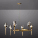 Crystal Tulip Round Chandelier 42” - thebelacan