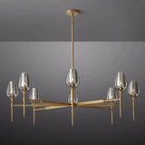 Crystal Tulip Round Chandelier 54'' - thebelacan