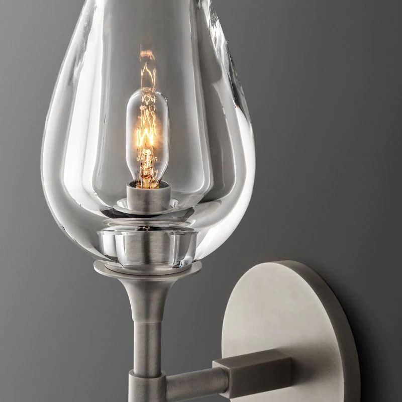 Crystal Tulip Wall Sconce - thebelacan