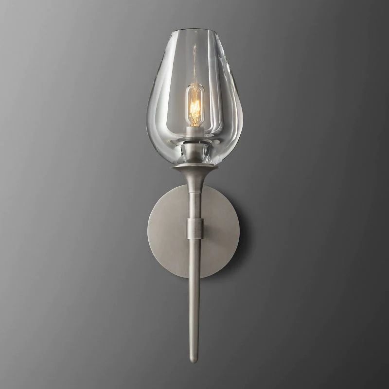 Crystal Tulip Wall Sconce - thebelacan