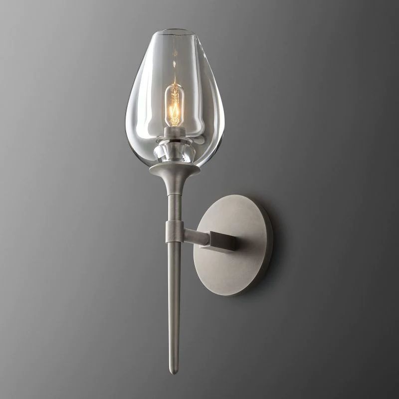 Crystal Tulip Wall Sconce - thebelacan