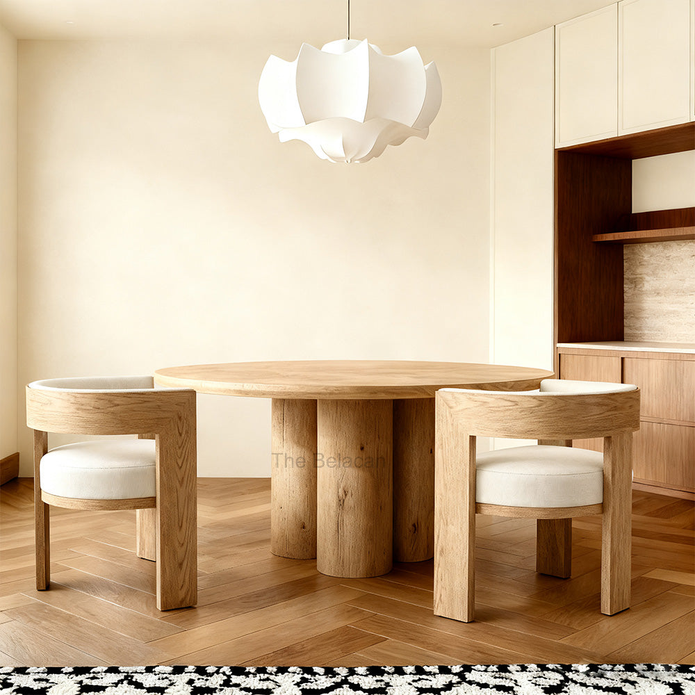 Elgin Fabric Dining Armchair - thebelacan