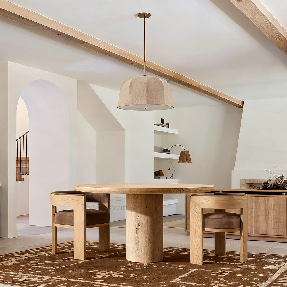 Elgin Fabric Dining Armchair - thebelacan