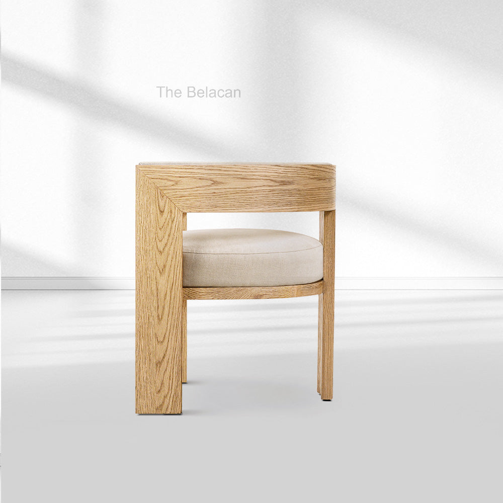 Elgin Fabric Dining Armchair - thebelacan