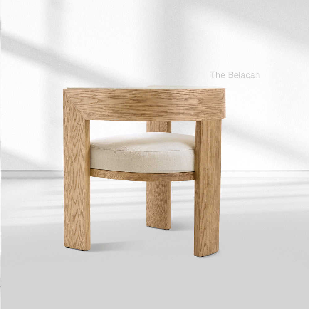 Elgin Fabric Dining Armchair - thebelacan